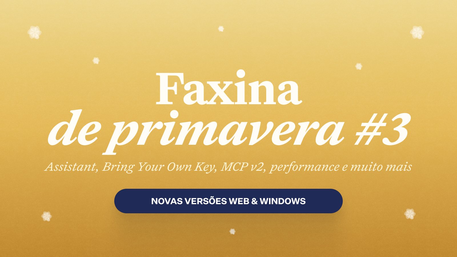 Atualização do Craft - Assistant mais flexível, Bring Your Own Key, MCP v2 e melhorias de performance